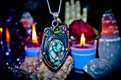 ** SHAPESHIFTING DJINNYA ** Metamorphosis Djinn Genie Amulet ~ Morph Into Any Object of Being ~ Sacred Shaman Casting! 925 Silver! * RARE Occult POWER! $