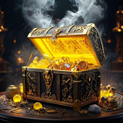 Golden God Secret Society Haunted Dragon Djinn Skull & Bones Illuminati Warlock Templar Artifact