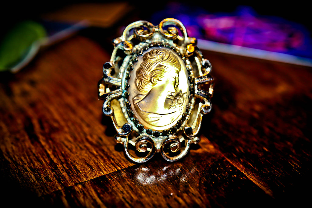 HAUNTED WITCH OWNED SECRET SOCIETY GHOST RING