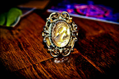 HAUNTED WITCH OWNED SECRET SOCIETY GHOST RING