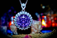 HEKATE Goddess Djinnya Elite Wealth Elorian 3rd Eye Psychic Amulet of Ancient Power! Genie of Granted Wishes! Conjure Raw Energy, Sacred Blessings, Good Luck! Sterling Silver!