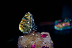 ELITE Genie Ring! ESOTERIC Goddess Djinnya Ancient Occult Knowledge Sacred Stone of SUCCESS! King Solomon Wealth Magick Talisman! Money, Abundance, Attraction & Riches! KEY of Wishes & Occult Secrets!