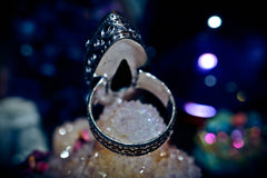 ELITE Genie Ring! ESOTERIC Goddess Djinnya Ancient Occult Knowledge Sacred Stone of SUCCESS! King Solomon Wealth Magick Talisman! Money, Abundance, Attraction & Riches! KEY of Wishes & Occult Secrets!
