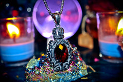 ROYAL QUEEN Jinniyah Genie of Ultimate Desires! Magnificent Haunted Djinnya Amulet! Money Abundance Success Wealth! .925! *** WISHES * $$$