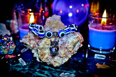 EVIL EYE Talisman Bracelet! REMOVE CURSES & HEXES Hoodoo Witch Doctor Haunted Owl Totem Spell of Wisdom, Boost IQ & Intellect! Repel Negative Energy!