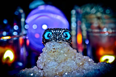 BOHEMIAN OWL Totem Djinn Ancient Illuminati Occult Secret Society Ring of Hidden Truths & Wealth ~ Speak To Animals, Communicate with Dead, Discover Past Lives!