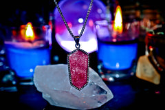 SACRED GODDESS HERA Ultimate Beauty & Prosperity Amulet! GLOWING! True Wisdom, Youth, Success! Gain the Perfect Figure! REAL Beauty! Strawberry Quartz Amulet!