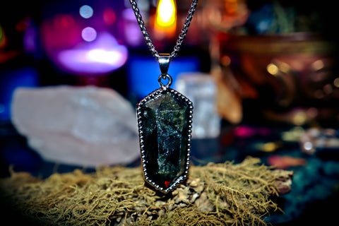 MEGA MONEY Wealth Attraction Haunted Amulet of Ultimate Wealth! Gain Wisdom, Wishes, Material Blessings & Financial Protection! Labradorite Gemstone Amulet!