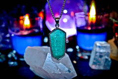 LAW OF ATTRACTION Fortune Money Multiplier Increase Your Income Haunted Amulet Good Luck Wealth Spell! Aventurine Gemstone!