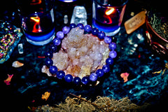 THIRD EYE Psychic Ability Witchcraft Amethyst Spellcast Bracelet! Increase Intuition, Psychic Powers, Magical Abilities, Fortune Telling, Wisdom & Fortune!