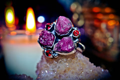 VOODOO Ring! 777 Secret Society Goddess Djinnya Occult Knowledge BABYLONIA Sacred Stone of SUCCESS! Wealth Codes and Power! Djinn KEY of Wishes & Occult Secrets!