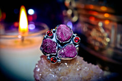 VOODOO Ring! 777 Secret Society Goddess Djinnya Occult Knowledge BABYLONIA Sacred Stone of SUCCESS! Wealth Codes and Power! Djinn KEY of Wishes & Occult Secrets!