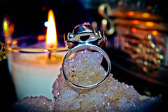 VOODOO Ring! 777 Secret Society Goddess Djinnya Occult Knowledge BABYLONIA Sacred Stone of SUCCESS! Wealth Codes and Power! Djinn KEY of Wishes & Occult Secrets!