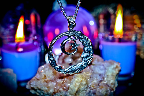 LUNAR ALCHEMY Haunted Amulet of Ancient Immortal Power! MOON MAGICK Banish Negative Energy! Sacred Purification Spell Positive Energy Ancient White Magick! Banish Bad Karma & Evil Forces! Haunted Talisman!