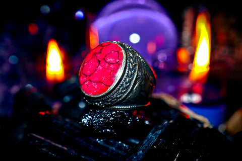GENIE RING! Mystic Marid Fire Djinn ANCIENT OCCULT POWERS of SACRED ESOTERIC KNOWLEDGE! Gain Wealth, Prosperity & Wishes!