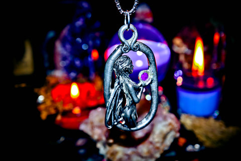 PSYCHIC VISION Faerie Guardian Amulet of Good Luck & Wealth! Dryad Fairy Fae Forest of Ancient Wisdom MAGIC! Swirling Light & Energy!