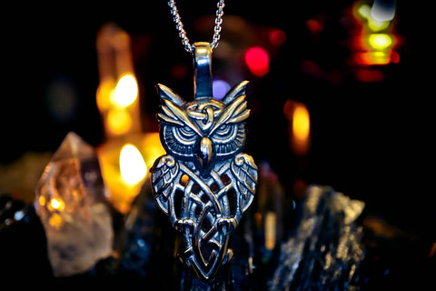 BOHEMIAN OWL of GENIE KI Djinn Ancient Illuminati Occult Secret Society Amulet of Hidden Truths & Wealth ~ Speak To Animals, Communicate with Dead, Discover Past Lives!