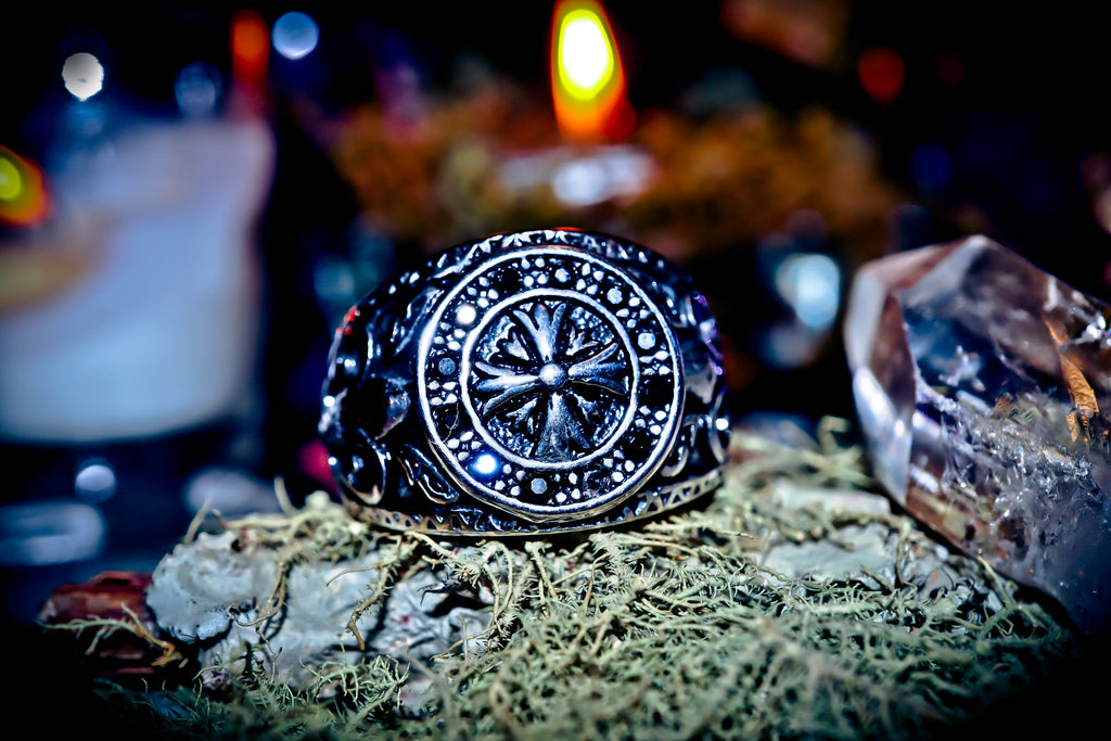 DJINN Ancient Templar Magick Ring of Occult Wisdom