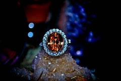 MEGA WEALTH RING! Circle of the Parasoa Haunted Celestial Marid Djinn of Wealth Beauty Love Wishes! Extreme Power! Sterling Silver Occult Alchemy Magick Ring of Ultimate RICHES!