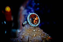 MEGA WEALTH RING! Circle of the Parasoa Haunted Celestial Marid Djinn of Wealth Beauty Love Wishes! Extreme Power! Sterling Silver Occult Alchemy Magick Ring of Ultimate RICHES!