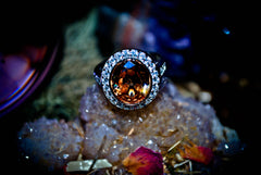 MEGA WEALTH RING! Circle of the Parasoa Haunted Celestial Marid Djinn of Wealth Beauty Love Wishes! Extreme Power! Sterling Silver Occult Alchemy Magick Ring of Ultimate RICHES!
