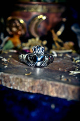 CLADDAGH IRISH GOOD LUCK Ancient Pagan Wealth and Abundance and Love Spell Ring of Success, Love, Money, Beauty! White Light Magick & Blessings!