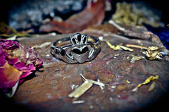 CLADDAGH IRISH GOOD LUCK Ancient Pagan Wealth and Abundance and Love Spell Ring of Success, Love, Money, Beauty! White Light Magick & Blessings!