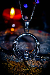 CLADDAGH IRISH GOOD LUCK Ancient Pagan Wealth & Abundance and Love Spell Talisman of Power MONEY Beauty Haunted Amulet!