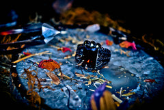 SKULL & BONES ILLUMINATI Arcane Dragon Djinn Ring Haunted Elite Power Money Genie Secret Society Ring! Ultimate Wealth, Cash, Power & WISHES!