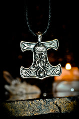 HAUNTED NORSE DJINN ALMIGHTY POWER of THOR AMULET! GENIE PENDANT! UNLEASH SECRETS & MAGICK OF NORSE GODS! OCCULT WISDOM & WISHES!