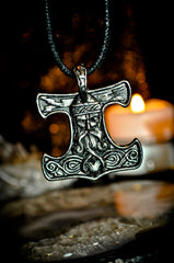 HAUNTED NORSE DJINN ALMIGHTY POWER of THOR AMULET! GENIE PENDANT! UNLEASH SECRETS & MAGICK OF NORSE GODS! OCCULT WISDOM & WISHES!