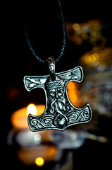 HAUNTED NORSE DJINN ALMIGHTY POWER of THOR AMULET! GENIE PENDANT! UNLEASH SECRETS & MAGICK OF NORSE GODS! OCCULT WISDOM & WISHES!