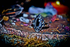 OCCULT Samhain Gateway Call of the Shadows Ring! SPEAK to the Dead & Conjure Raw Energy! Gain Wealth & Wisdom! Necromancy and 3rd Eye Magick!