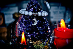 SAMHAIN Moon Magick Bracelet of the Ancients! Power & Prophecy! Metaphysical Pagan Talisman Witch Spell! Wealth & Psychic Third Eye Power! Conjure Raw Energy!