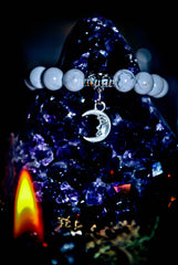 ** SAMHAIN ** Moon Magick Bracelet of the Ancients! Power & Prophecy! Metaphysical Pagan Necklace! * Wealth & Psychic Third Eye Power! * 925! Conjure Raw Energy! X10