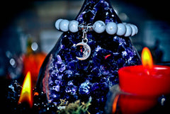 SAMHAIN Moon Magick Bracelet of the Ancients! Power & Prophecy! Metaphysical Pagan Talisman Witch Spell! Wealth & Psychic Third Eye Power! Conjure Raw Energy!