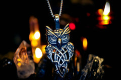 BOHEMIAN OWL of GENIE KI Djinn Ancient Illuminati Occult Secret Society Amulet of Hidden Truths & Wealth ~ Speak To Animals, Communicate with Dead, Discover Past Lives!