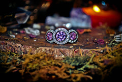 TRIPLE GODDESS HEALING Genie Jinniyah Ring! Heal Physical & Emotional Ailments Fast! Good Luck & Money Blessings! White Light Devata Angel Genie!