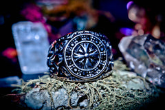 DJINN Ancient Templar Magick Ring of Occult Wisdom, Vast Power, Success, Unlimited Wealth & Riches! TOP LEVEL Secret Society Talisman! 3rd Eye, Healing, Wealth & Wishes!
