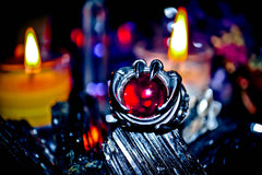 NECRONOMICON Haunted GHOST Spirit Ring Gilded Coven Knights Templar Warlock MAGIC Paradigm Shifts! Brings Power of ESP, Clairvoyance & Psychic Ability! Wishes, Divination, Channeling!