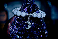 ** SAMHAIN ** Moon Magick Bracelet of the Ancients! Power & Prophecy! Metaphysical Pagan Necklace! * Wealth & Psychic Third Eye Power! * 925! Conjure Raw Energy! X10