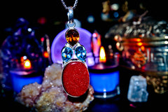 ALCHEMY DRUID SORCERESS Djinnya Haunted Genie Pendant of Psychic Power