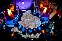 ALPHA Wealth Haunted Bracelet Money Wealth Spell Blue Tigers Eye