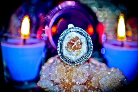 **ILLUMINATI** AMUN RA Sun God of AL-ATUN Illuminati Egyptian Arabic Marid Djinn ANCIENT Artifact Stone Haunted Genie! Generate Occult Energy & Manifest Wishes! WEALTH! $$$