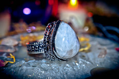 Haunted White Light Angel Djinn Ring of Unlimited Blessings! Genie of the 7th Realm! TOP LEVEL Witchcraft Spells of Wealth, Protection, Miracles and Wishes!