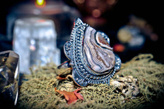 ZODIAC DJINN Ultimate Astrology & Psychic Vision Ring! Inner Earth Cosmic Universal Blessings! Attract Wealth, Success, Fame, Luck, Gain Wisdom & Power!