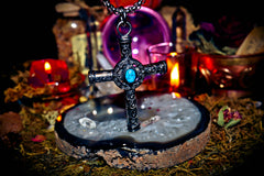 Cross Shield Amulet! High Council Devata of Wealth! Witchcraft Manifestation Spells!