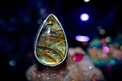 ELITE Genie Ring! ESOTERIC Goddess Djinnya Ancient Occult Knowledge Sacred Stone