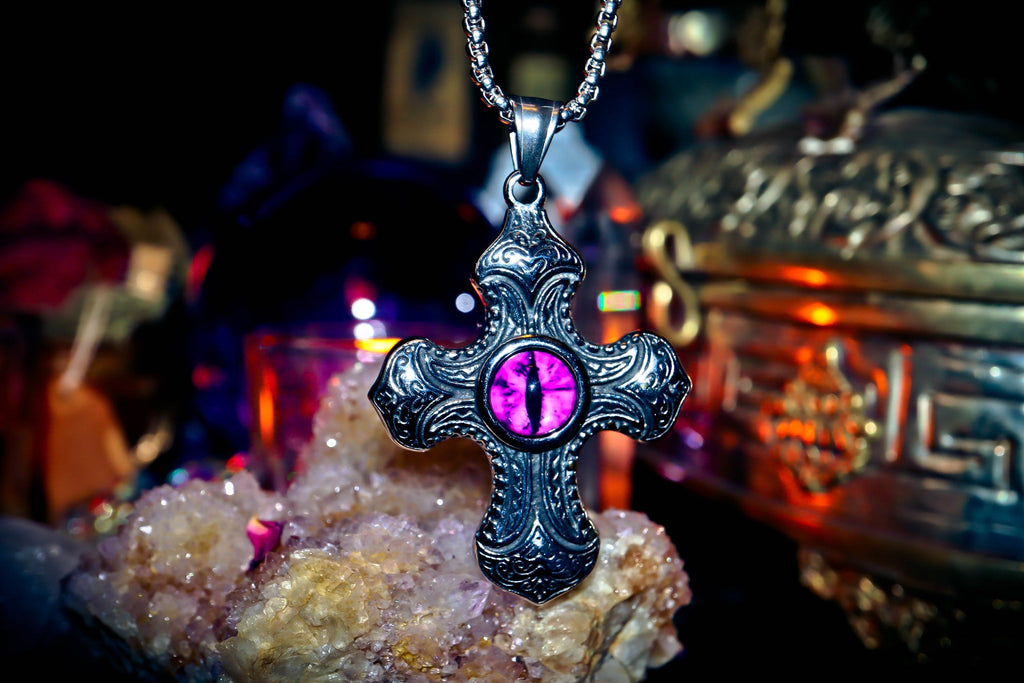 Evil Eye Dragon Genie Protection Amulet! Banish Curses 