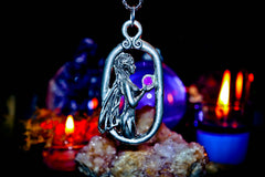 PSYCHIC VISION Faerie / Fairy Guardian Amulet of Good Luck & Wealth! Dryad Fae Forest of Ancient Wisdom MAGIC! Swirling Light + Energy! $$$